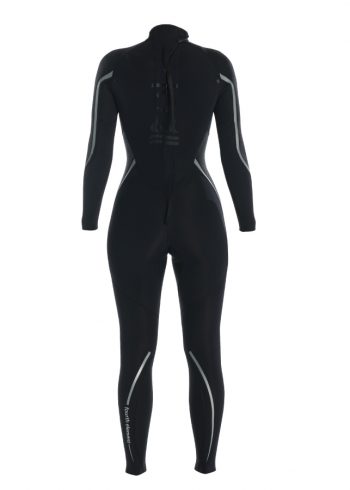 Fourth Element ladies Proteus 2 3mm wetsuit from the back