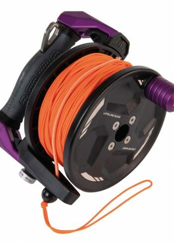 Apeks Lifeline Guide Reel in purple