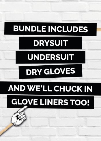 Avatar Drysuit Bundle contents