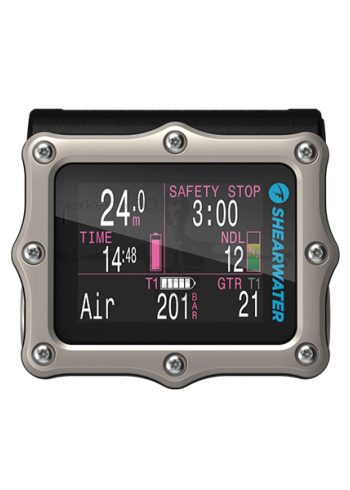 Shearwater Perdix 2 Ti dive computer display