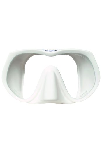 Halycon H View Mask in white from the front