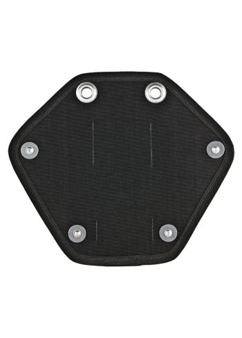 XDEEP Sidemount Butt Plate from the back