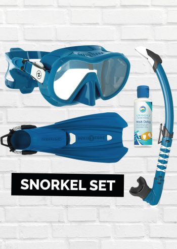 Aqualung snorkel set bundle contents