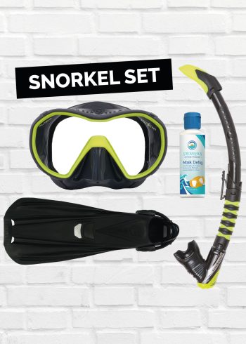 Aqualung snorkelling set bundle contents
