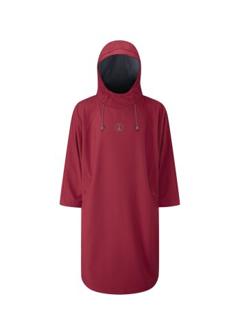 Fourth Element Storm Poncho in Burgundy