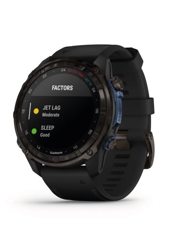 Garmin Descent Mk3i 51mm Dive Computer in carbon grey and black from the left