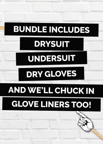 Men's Avatar Airon Drysuit bundle contents