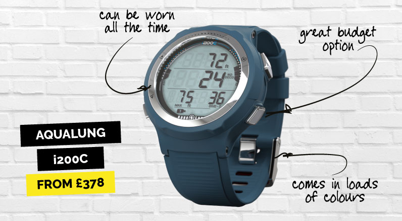 One of the best dive computers for beginners - the Aqualung i200c