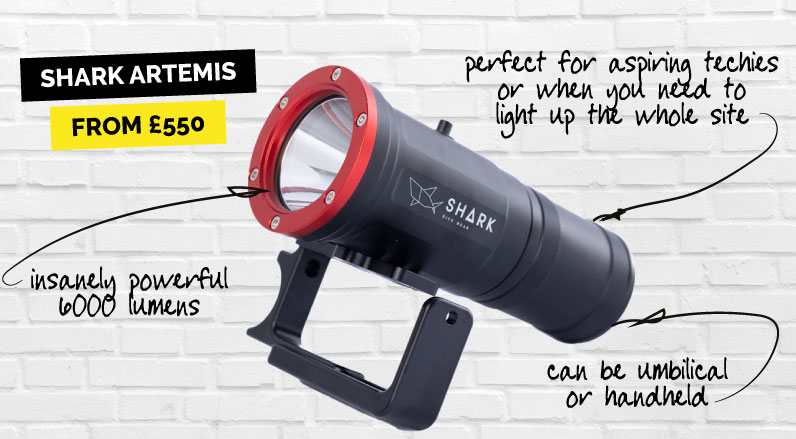 Recommendation for a tech diving torch - the Shark Artemis